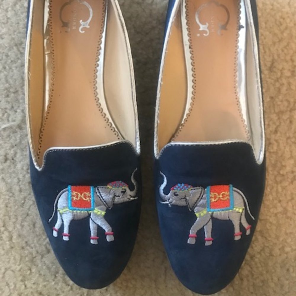 C. Wonder Suede Elephant Loafer